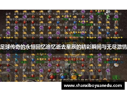 足球传奇的永恒回忆追忆逝去星辰的精彩瞬间与无尽激情