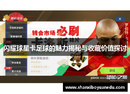 闪耀球星卡足球的魅力揭秘与收藏价值探讨