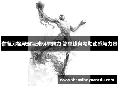 素描风格展现篮球明星魅力 简单线条勾勒动感与力量